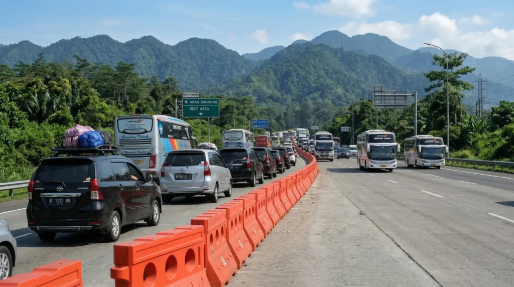 Fungsi Utama Road Barrier saat terjadi Arus Mudik