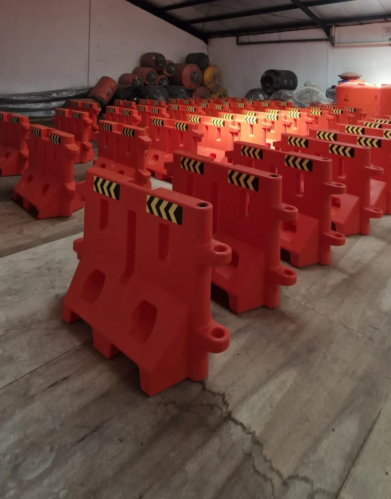 Cara Pemasangan Water Road Barrier