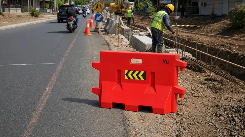 bagian penting dalam water barrier